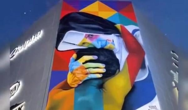 Assinado por Eduardo Kobra, Mural de Santa Dulce dos Pobres é entregue em Salvador