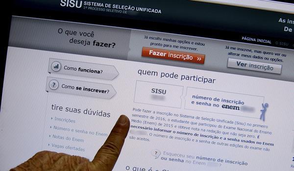 Prazo das inscrições do Sisu é estendido após erro na correção do Enem