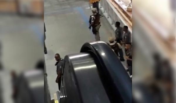 Homem com facão faz refém na Estação Acesso Norte; assista