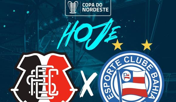 Com transmissão da TV Aratu, Santa Cruz e Bahia duelam neste sábado pela Copa do Nordeste 