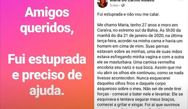 Mulher diz ter sido estuprada dentro de casa na Bahia; "acordei e estava em cima de mim"