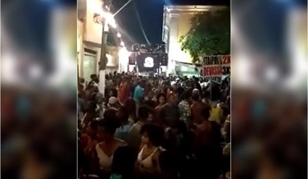 Vídeo mostra tiroteio que deixou quatro feridos em festa de Santo Amaro; assista