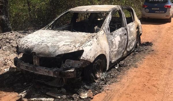 Corpo encontrado carbonizado em carro pode ser de empresária desaparecida