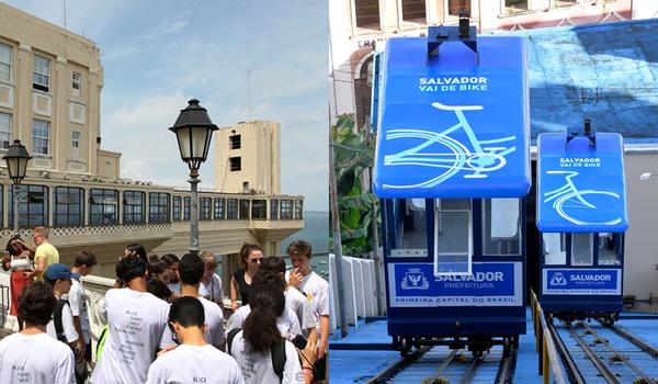 Elevador Lacerda e planos inclinados funcionam gratuitamente no Carnaval