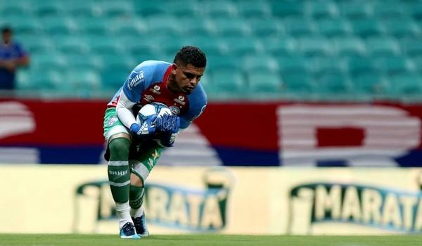 Anderson é mantido no gol do Bahia na partida desta noite contra o CSA pela Copa do Nordeste