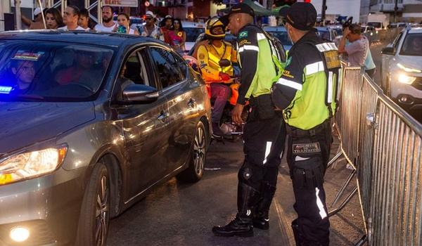 Número de acidentes de trânsito  em Salvador tem 73% de redução nos primeiros dias de Carnaval