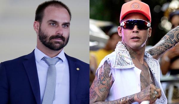 Eduardo Bolsonaro chama Kannário de 'vagabundo' após polêmica com polícia no Carnaval; veja