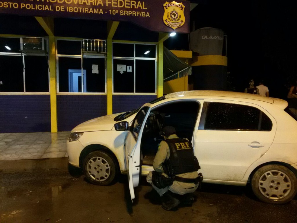 PRF recupera veículo clonado em Ibotirama