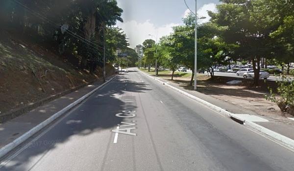 Canteiro central da Avenida Centenário, na Barra, passará por intervenções