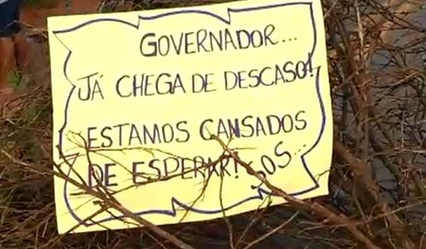 "Não aguentam mais", diz Tiago Correia após protesto na BA-463 por problema na rodovia 