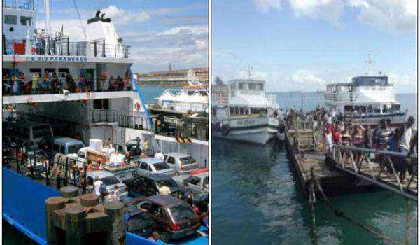 Ferry boat e lanchinhas operam com horários reduzidos e viagens são suspensas aos fins de semana