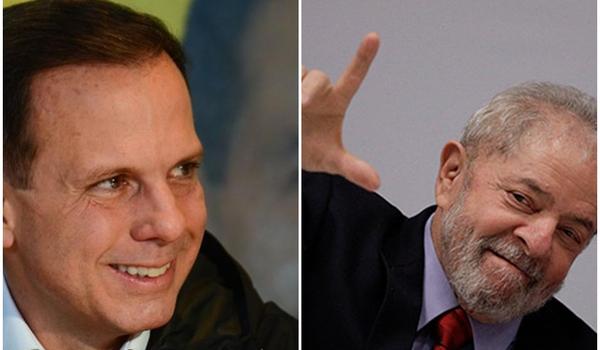 Lula e Doria esquecem diferenças e trocam afagos em meio à crise do coronavírus