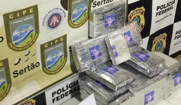 Homem é preso em flagrante transportando 18,5 kg de cocaína em Feira de Santana 