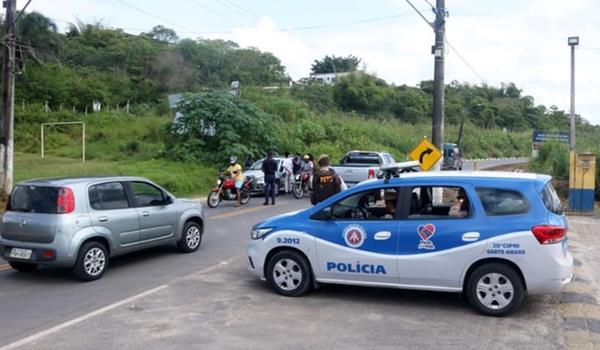 Prefeitura de Santo Amaro restringe entrada de veículos na cidade mediante comprovante de residência