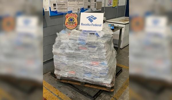 Meia tonelada de cocaína é apreendida no porto de Salvador; material é avaliado em R$ 103 milhões