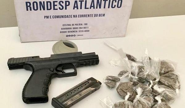 Um morre em confronto com a polícia em São Cristóvão; arma fabricada na Europa é apreendida