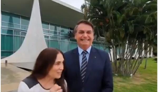 Regina Duarte deixa secretaria especial da Cultura após encontro com Bolsonaro