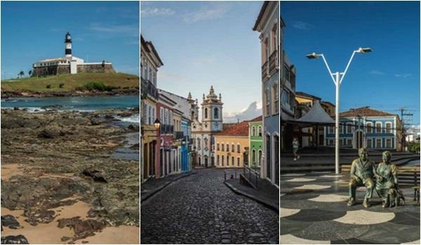 Exposição no metrô de Salvador traz imagens de pontos turísticos da cidade durante pandemia