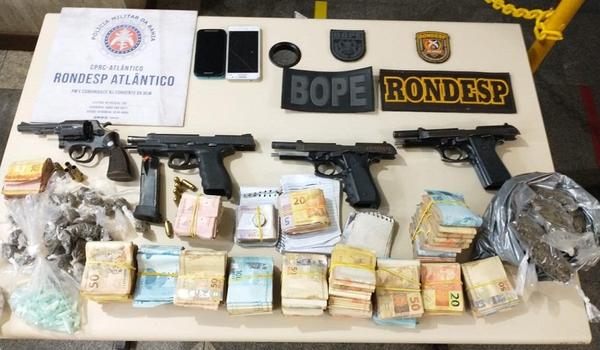 Polícia apreendeu R$ 72 mil com sequestradores no Nordeste de Amaralina; dois morreram