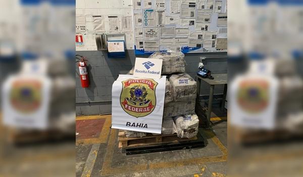 Polícia Federal apreende droga avaliada em R$ 118 milhões no porto de Salvador