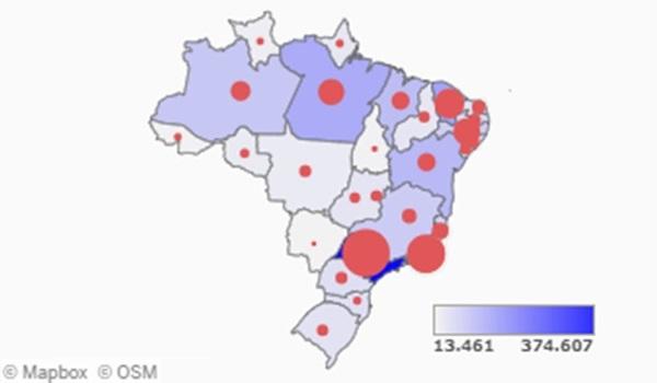 Brasil registra mais de 20 mil casos nas últimas 24 horas e passa das 72 mil mortes