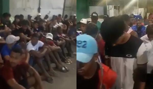 Vídeo: participantes de "paredão" na Mata Escura ouvem "sermão" de PM; "ninguém apanhou. Tratamento VIP"