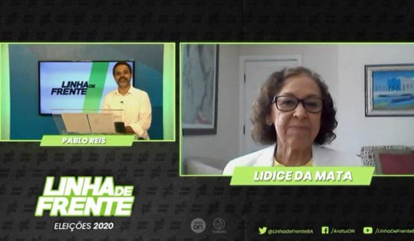 Linha de Frente: "é sempre um erro não investir em uma candidatura de mulher", diz Lídice sobre eleições 