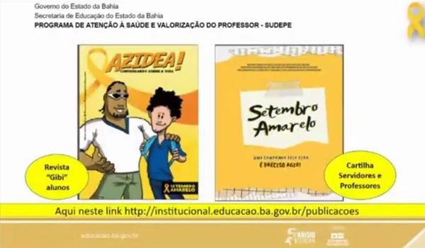 "Azidea!": Governo lança cartilha e gibi para orientar rede estadual de ensino sobre prevenção ao suicídio