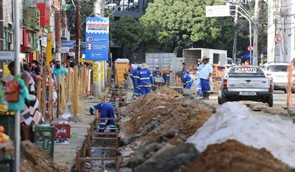 Obras de requalificação na Avenida Joana Angélica devem ser concluídas em novembro