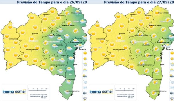 Vai dar praia? confira a previsão do tempo para o final de semana em toda a Bahia