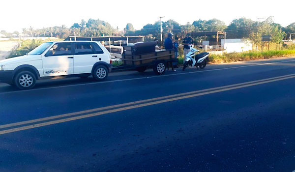 Adolescente é flagrado conduzindo motocicleta na BR-101, uma das rodovias mais movimentadas do Estado 