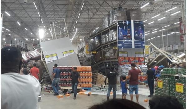 Acidente em supermercado deixa um morto em São Luís, no Maranhão; assista