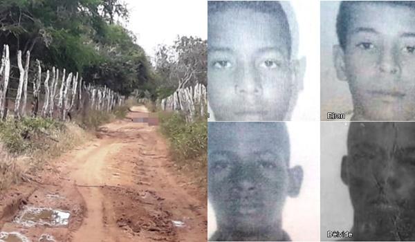 Chacina: quatro jovens são amarrados e executados na Bahia; irmãos estão entre as vítimas 