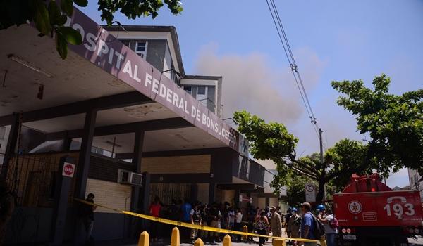 Morre quinto paciente transferido do hospital que pegou fogo no Rio de Janeiro