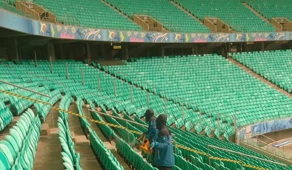 Precisando vencer, Bahia volta a jogar na Fonte Nova pela Sul-Americana; estádio passa por desinfecção 