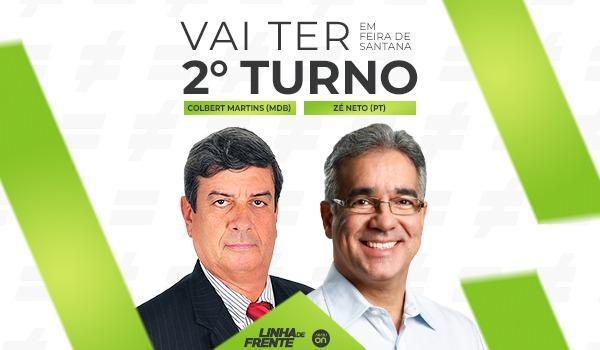 Segundo turno: pesquisa aponta Zé Neto na liderança em Feira de Santana