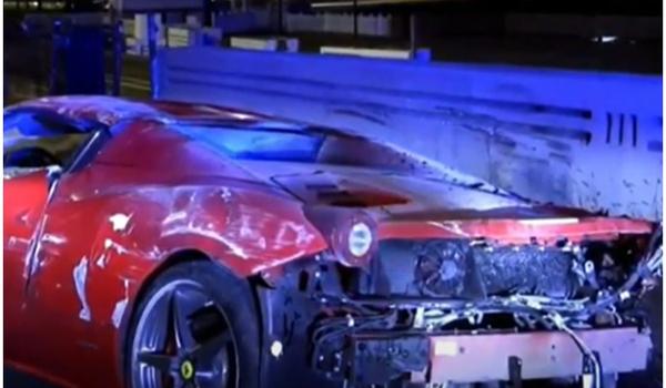 Direção perigosa: motorista capota Ferrari duas horas após alugar veículo avaliado em R$ 1,6 milhão; assista