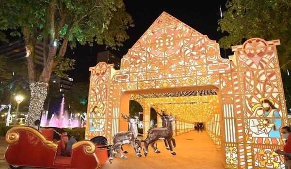 Prefeitura abre novas vagas para visitação de decoração de Natal no Campo Grande; veja como agendar