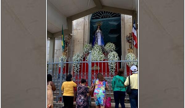 Com ajustes na programação, católicos celebram a Festa da Padroeira do estado da Bahia