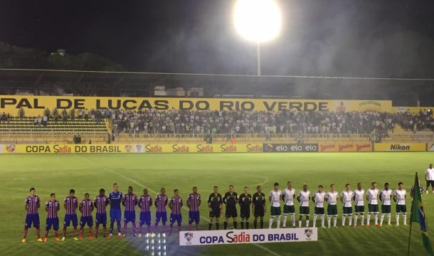 Com time reserva, Bahia empata com o Luverdense pela Copa do Brasil