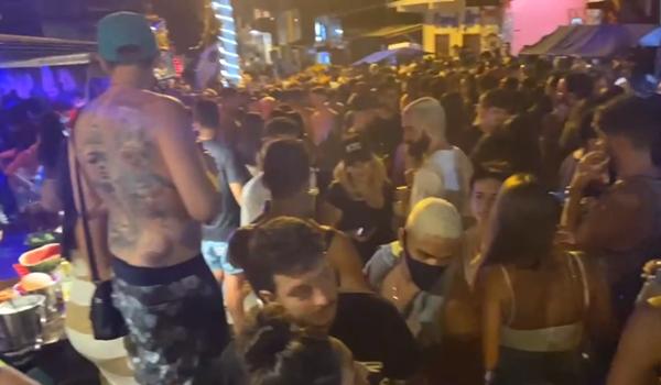 Vídeo: festa com mais de 700 pessoas é encerrada pela PM em Itacaré