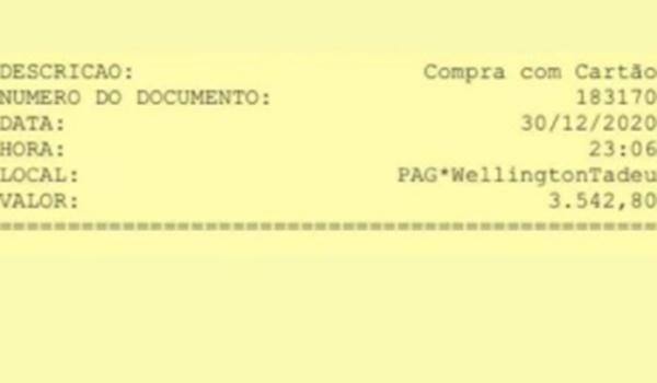 Ator global divulga golpe sofrido ao pedir pizza por aplicativo; valor cobrado passou dos R$ 3 mil 