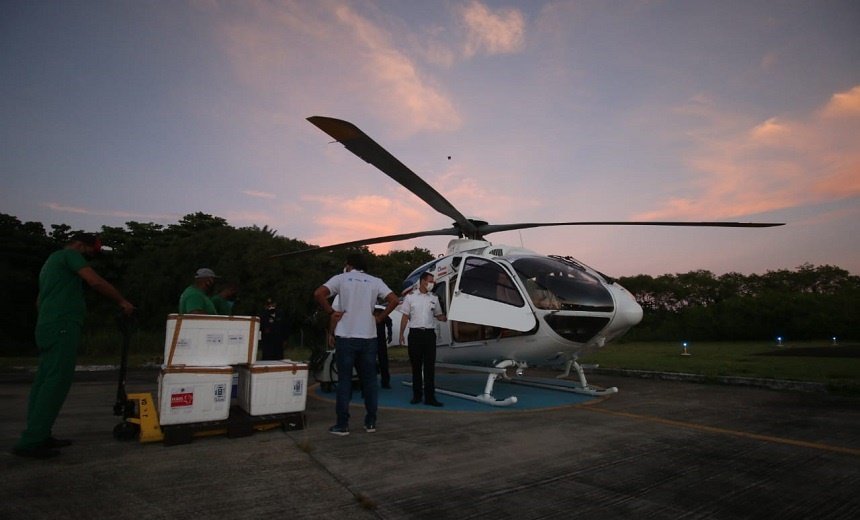 Mais de 178 mil doses de vacina contra a Covid-19 chegam à Bahia e começam a ser distribuídas