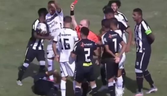 Copa do Nordeste: clássico paraibano tem jogador expulso com apenas 10 segundos de jogo; assista ao lance