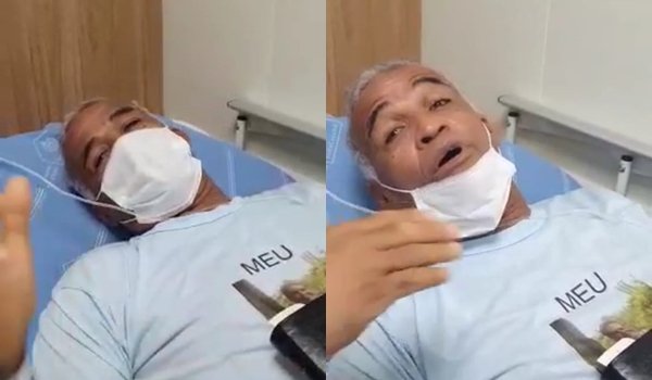 Pastor Sargento Isidório grava vídeo internado em hospital; "devolvam minhas orações, que o 'bicho' tá pegando"