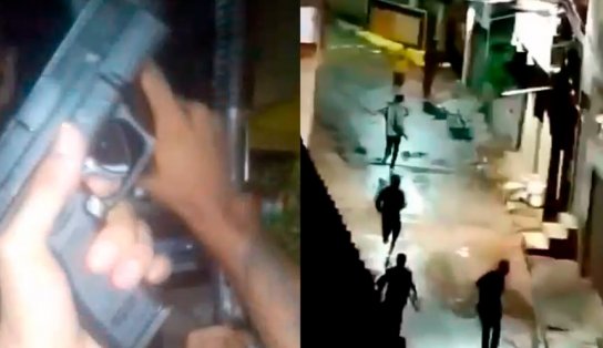 Noite de terror em Plataforma: guerra entre facções é filmada por moradores durante a madrugada; assista