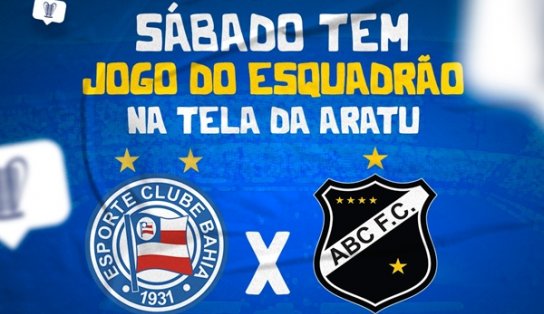 TV Aratu transmite Bahia e ABC neste sábado; tricolor precisa de um empate para seguir na disputa