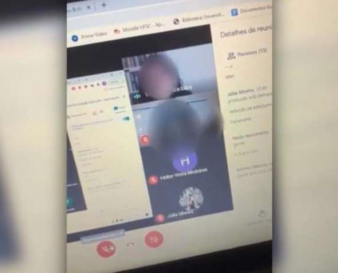 Universitário é flagrado fazendo sexo durante aula online; "não sei o que eu faço", diz professora
