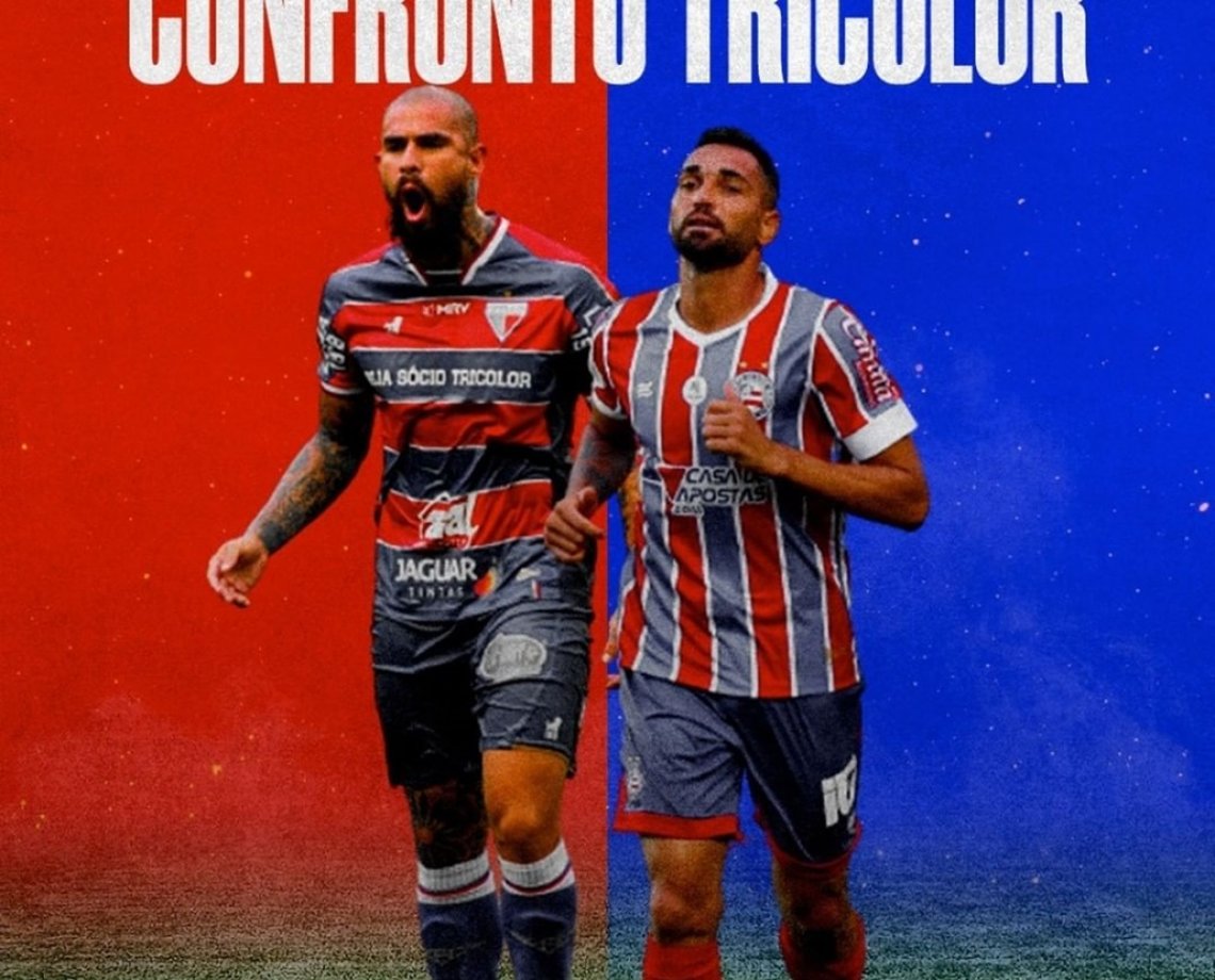 Fortaleza x Bahia: no duelo entre tricolores, o do Pici tenta findar um tabu contra o "de Aço"; saiba mais