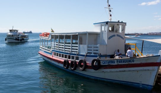 Travessia Salvador-Mar Grande opera somente até às 17h30 neste sábado, por conta da maré baixa